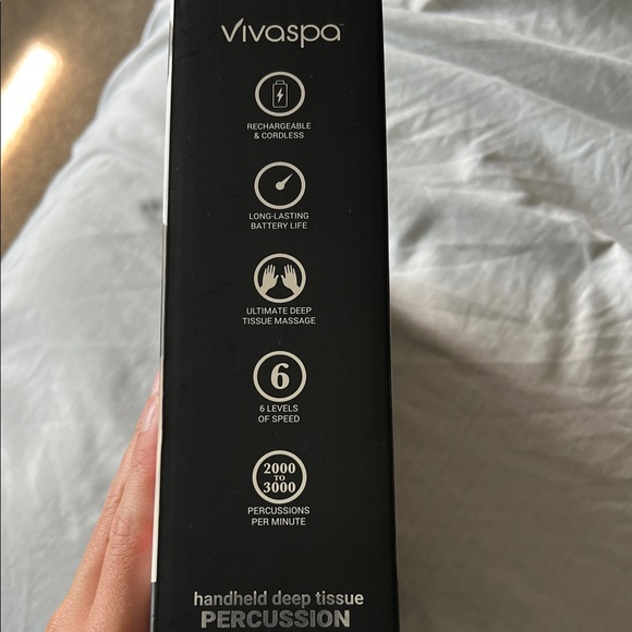 Black Percussion Massager - Picture 3 of 3